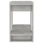 Estantería/divisor de espacios gris hormigón 80x30x51 cm de vidaXL, Librerías y estanterías - Ref: Foro24-811596, Precio: 28,...