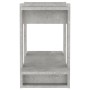 Regal/Raumteiler betongrau 80x30x51 cm von vidaXL, Bücherregale und Regale - Ref: Foro24-811596, Preis: 28,42 €, Rabatt: %