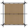 Garden gazebo with taupe gray retractable roof 3x3 m by vidaXL, Tents and gazebos - Ref: Foro24-318536, Price: 453,70 €, Disc...