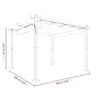 Cenador de jardín con techo retráctil gris taupe 3x3 m de vidaXL, Carpas y cenadores - Ref: Foro24-318536, Precio: 445,95 €, ...