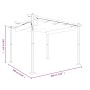 Garden gazebo with taupe gray retractable roof 3x3 m by vidaXL, Tents and gazebos - Ref: Foro24-318536, Price: 453,70 €, Disc...