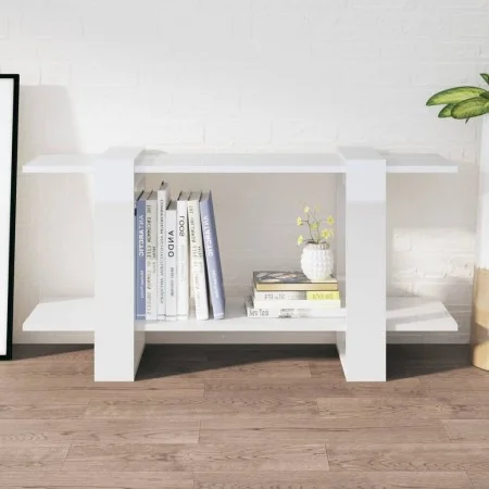Glossy white plywood shelf 100x30x51 cm by vidaXL, Bookcases and shelves - Ref: Foro24-811562, Price: 25,98 €, Discount: %