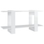 Glossy white plywood shelf 100x30x51 cm by vidaXL, Bookcases and shelves - Ref: Foro24-811562, Price: 25,98 €, Discount: %