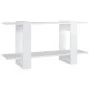 Glossy white plywood shelf 100x30x51 cm by vidaXL, Bookcases and shelves - Ref: Foro24-811562, Price: 25,98 €, Discount: %