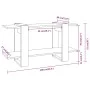 Glossy white plywood shelf 100x30x51 cm by vidaXL, Bookcases and shelves - Ref: Foro24-811562, Price: 25,98 €, Discount: %