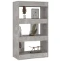Shelf/divider made of gray concrete engineered wood, 60x30x103 cm. by vidaXL, Bookcases and shelves - Ref: Foro24-811659, Pri...