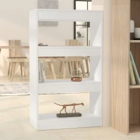 Estantería/divisor madera de ingeniería blanco 60x30x103 cm de vidaXL, Librerías y estanterías - Ref: Foro24-811655, Precio: ...