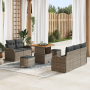 Juego de Sofás de Jardín de 8 Piezas con Cojines Gris de Ratán von , Outdoor-Sofas - Ref: Foro24-3364158, Preis: 619,10 €, Ra...