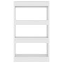 White engineered wood shelf/divider 60x30x103 cm by vidaXL, Bookcases and shelves - Ref: Foro24-811655, Price: 57,33 €, Disco...