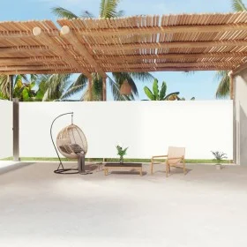 Cream retractable side awning 220x1200 cm by vidaXL, Umbrellas - Ref: Foro24-318085, Price: 162,48 €, Discount: %