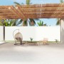Cremefarbene einziehbare Seitenmarkise 220 x 1200 cm von vidaXL, Sonnenschirme - Ref: Foro24-318085, Preis: 165,01 €, Rabatt: %