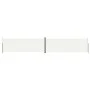 Cream retractable side awning 220x1200 cm by vidaXL, Umbrellas - Ref: Foro24-318085, Price: 162,48 €, Discount: %