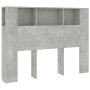 Concrete gray headboard furniture 140x18.5x104.5 cm by vidaXL, Headboards and footboards - Ref: Foro24-811929, Price: 59,08 €...