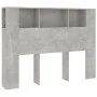 Concrete gray headboard furniture 140x18.5x104.5 cm by vidaXL, Headboards and footboards - Ref: Foro24-811929, Price: 58,29 €...