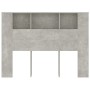 Concrete gray headboard furniture 140x18.5x104.5 cm by vidaXL, Headboards and footboards - Ref: Foro24-811929, Price: 59,08 €...