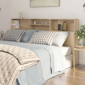 Sonoma oak headboard furniture 200x19x103.5 cm by vidaXL, Headboards and footboards - Ref: Foro24-811892, Price: 81,58 €, Dis...
