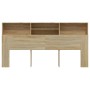 Kopfteilmöbel aus Sonoma-Eiche, 200 x 19 x 103,5 cm von vidaXL, Kopf- und Fußteile - Ref: Foro24-811892, Preis: 81,58 €, Raba...