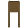 Solid pine wood planter in honey brown color, 31x31x70 cm by vidaXL, Pots and planters - Ref: Foro24-810785, Price: 24,61 €, ...