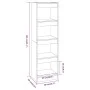 Black book shelf/space divider 40x30x135 cm by vidaXL, Bookcases and shelves - Ref: Foro24-811620, Price: 53,45 €, Discount: %