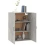 Concrete gray engineered wood hanging cabinet 69.5x34x90 cm by vidaXL, Lockers and storage cabinets - Ref: Foro24-812271, Pri...
