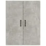 Concrete gray engineered wood hanging cabinet 69.5x34x90 cm by vidaXL, Lockers and storage cabinets - Ref: Foro24-812271, Pri...