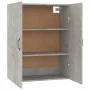 Concrete gray engineered wood hanging cabinet 69.5x34x90 cm by vidaXL, Lockers and storage cabinets - Ref: Foro24-812271, Pri...