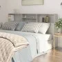 Mueble cabecero gris hormigón 200x19x103,5 cm de vidaXL, Cabeceros y pies de cama - Ref: Foro24-811893, Precio: 68,68 €, Desc...