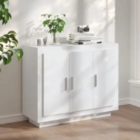 White plywood sideboard 92x35x75 cm by vidaXL, Sideboards - Ref: Foro24-811835, Price: 88,33 €, Discount: %