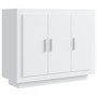 Aparador de madera contrachapada blanco 92x35x75 cm de vidaXL, Aparadores - Ref: Foro24-811835, Precio: 93,92 €, Descuento: %
