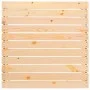 Gartenmöbel 3-teilig aus massivem Kiefernholz mit cremefarbenen Kissen von vidaXL, Modulare Sofas für den Außenbereich - Ref:...
