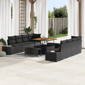 Conjunto de Sofá de Jardín de 11 Piezas con