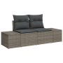 Juego de Sofá de Jardín de 10 Piezas con Cojines Gris Poliratán Acacia von , Outdoor-Sofas - Ref: Foro24-3364723, Preis: 738,...
