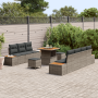 Juego de Sofá de Jardín de 10 Piezas con Cojines Gris de Polirratán von , Outdoor-Sofas - Ref: Foro24-3364828, Preis: 771,23 ...