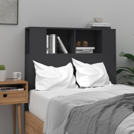 Mueble cabecero negro 100x18,5x104,5 cm de vidaXL, Cabeceros y pies de cama - Ref: Foro24-811908, Precio: 51,04 €, Descuento: %