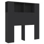 Black headboard furniture 100x18.5x104.5 cm by vidaXL, Headboards and footboards - Ref: Foro24-811908, Price: 50,41 €, Discou...