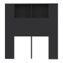 Schwarzes Kopfteilmöbel 100x18,5x104,5 cm von vidaXL, Kopf- und Fußteile - Ref: Foro24-811908, Preis: 51,11 €, Rabatt: %