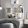 Glänzend weißes Kopfteilmöbel 100x19x103,5 cm von vidaXL, Kopf- und Fußteile - Ref: Foro24-811850, Preis: 65,15 €, Rabatt: %