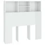 Glänzend weißes Kopfteilmöbel 100x19x103,5 cm von vidaXL, Kopf- und Fußteile - Ref: Foro24-811850, Preis: 65,15 €, Rabatt: %