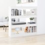 Weißes Bücherregal/Raumteiler 100x30x103 cm von vidaXL, Bücherregale und Regale - Ref: Foro24-811745, Preis: 77,22 €, Rabatt: %
