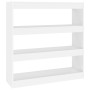 Weißes Bücherregal/Raumteiler 100x30x103 cm von vidaXL, Bücherregale und Regale - Ref: Foro24-811745, Preis: 77,22 €, Rabatt: %