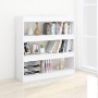 Book shelf/space divider white 100x30x103 cm by vidaXL, Bookcases and shelves - Ref: Foro24-811745, Price: 77,22 €, Discount: %