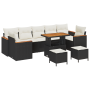 Juego de Sofás de Jardín de 10 Piezas con Cojines de Poliratán Negro by , Outdoor sofas - Ref: Foro24-3364980, Price: 603,94 ...