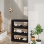 Sperrholzregal/Teiler schwarz 80x30x103 cm von vidaXL, Bücherregale und Regale - Ref: Foro24-811701, Preis: 64,19 €, Rabatt: %