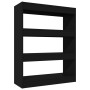 Sperrholzregal/Teiler schwarz 80x30x103 cm von vidaXL, Bücherregale und Regale - Ref: Foro24-811701, Preis: 64,19 €, Rabatt: %