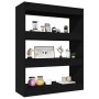 Sperrholzregal/Teiler schwarz 80x30x103 cm von vidaXL, Bücherregale und Regale - Ref: Foro24-811701, Preis: 64,19 €, Rabatt: %