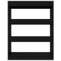 Plywood black shelf/divider 80x30x103 cm by vidaXL, Bookcases and shelves - Ref: Foro24-811701, Price: 63,40 €, Discount: %