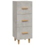 Concrete gray plywood sideboard 34.5x34x90 cm by vidaXL, Sideboards - Ref: Foro24-812343, Price: 75,48 €, Discount: %
