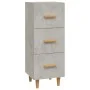 Concrete gray plywood sideboard 34.5x34x90 cm by vidaXL, Sideboards - Ref: Foro24-812343, Price: 74,29 €, Discount: %