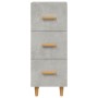 Concrete gray plywood sideboard 34.5x34x90 cm by vidaXL, Sideboards - Ref: Foro24-812343, Price: 75,48 €, Discount: %