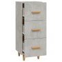 Concrete gray plywood sideboard 34.5x34x90 cm by vidaXL, Sideboards - Ref: Foro24-812343, Price: 75,48 €, Discount: %